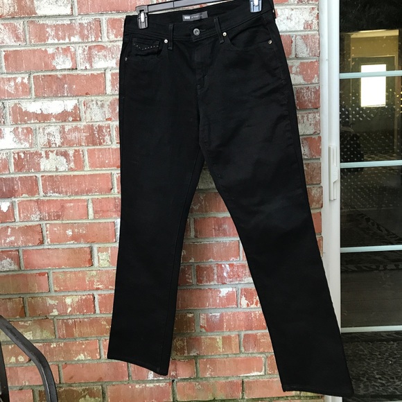 Levi's Black Straight Jeans - Picture 1 of 7